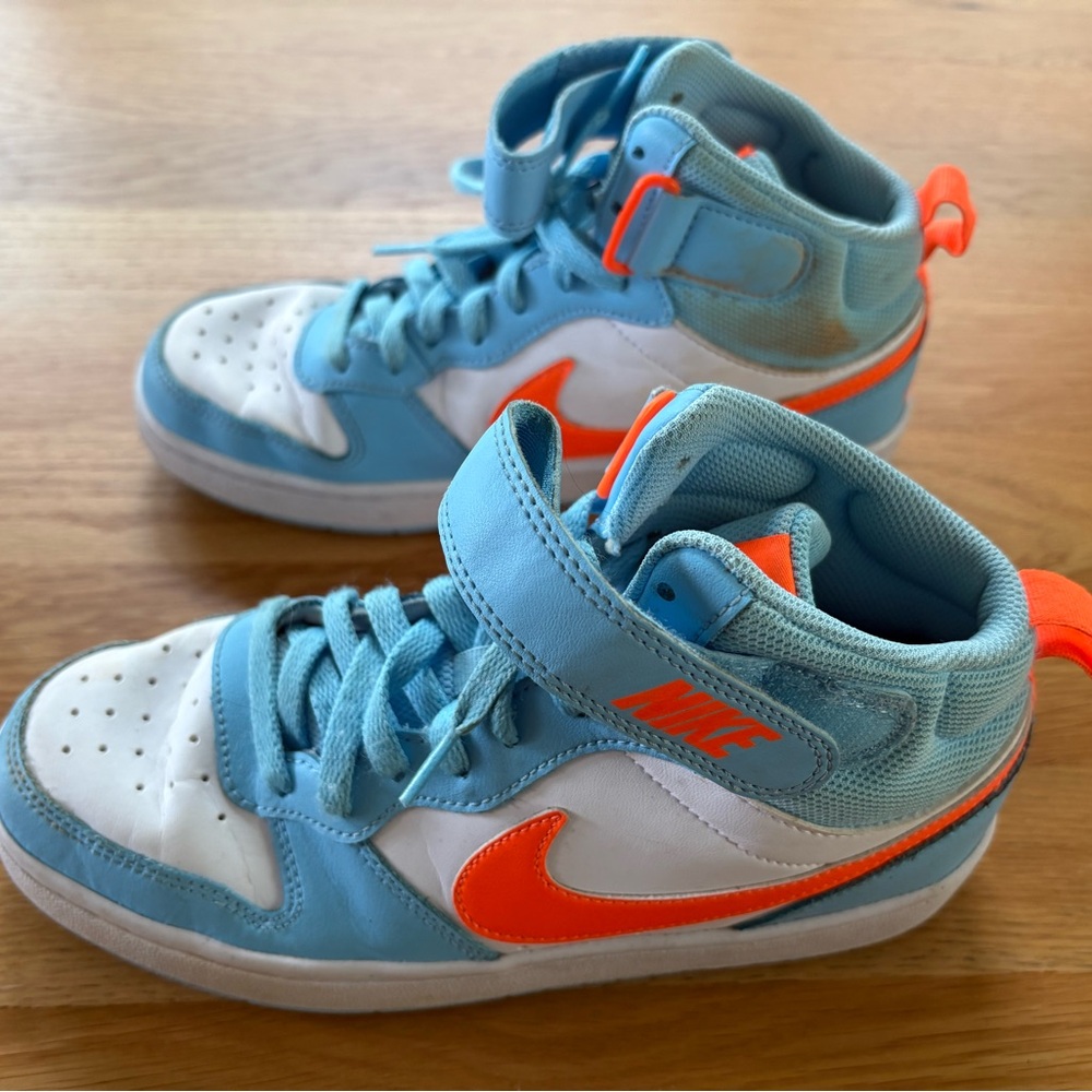 Nike Kids Sneakers - Light Blue and Orange - Picture 2 of 6